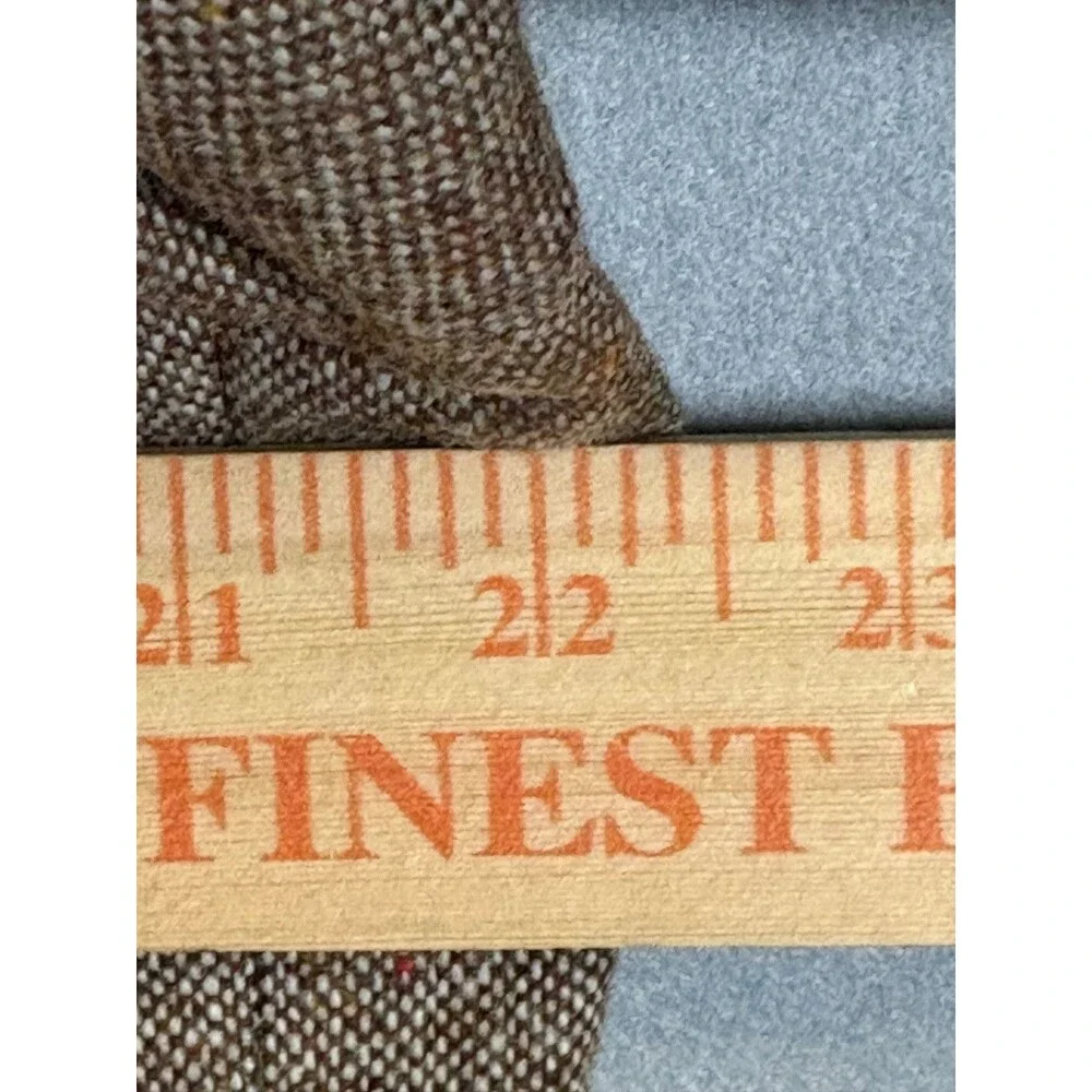 Vtg Andhurst Donegal Tweed Wool 3 Pc Suit Mens 42L Flare Leg Pants 37x33 - Picture 15 of 16